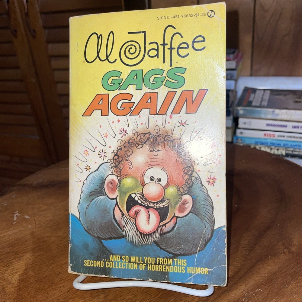 Al Jaffee Gags Again Y 6652 paperback Comic First Printing 1975